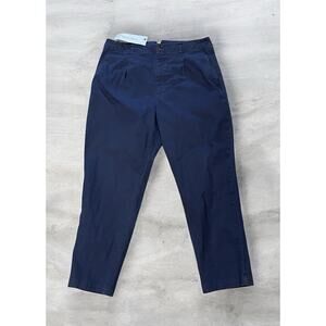 ALEX MILL Boyish Chino PANTS Size 10 Navy Blue Cotton High Rise MSRP $145